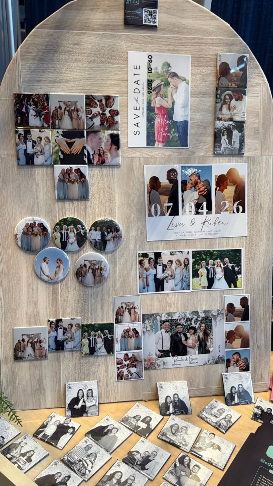 Custom photo magnets