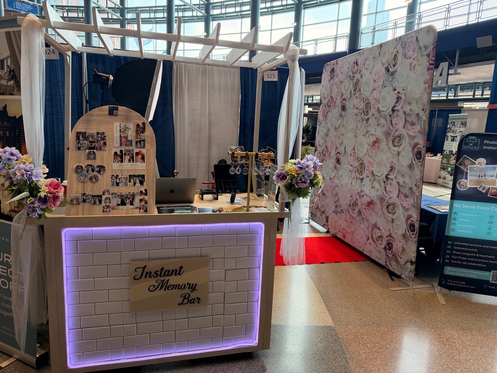 The Instant Memory Bar keepsake station