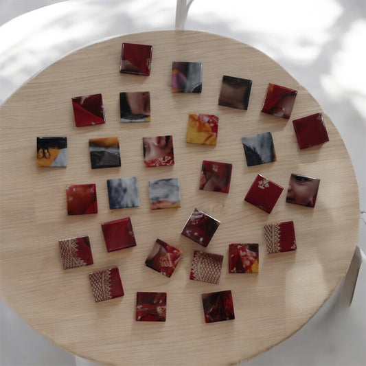 Mosaic Puzzle Photo Magnets